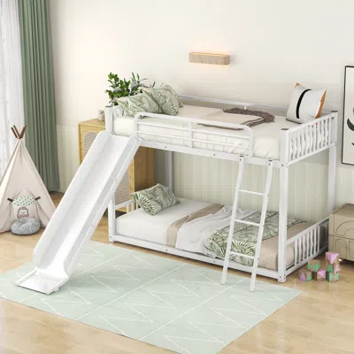 Streamdale Furniture Streamdale Metal Bunk Bed With Slide