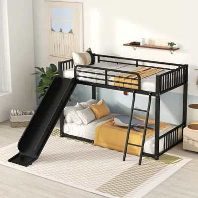 Streamdale Furniture Streamdale Metal Bunk Bed With Slide