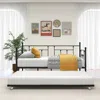 Streamdale Furniture Streamdale Metal Daybed Frame Twin Size Platform With Trundle