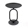 Streamdale Furniture Streamdale Metal End Table, Round Side Table, Small Coffee Table For Living Room