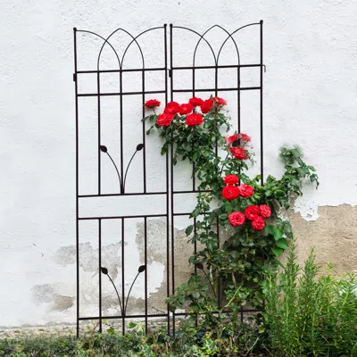 Streamdale Furniture Streamdale Metal Garden Trellis 71"x17.7" For Climbing Plants