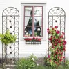 Streamdale Furniture Streamdale Metal Garden Trellis 86.7" Climbing Plant Support (4 Pack)