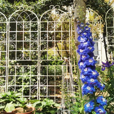 STREAMDALE FURNITURE STREAMDALE METAL GARDEN TRELLIS 86.7" X 19.7" FOR CLIMBING PLANTS