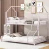 Streamdale Furniture Streamdale Metal House Bunk Bed