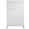 Streamdale Furniture Streamdale Metal Privacy Screen 76"x48" - White