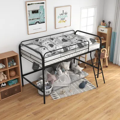 Streamdale Furniture Streamdale Metal Twin Loft Bed