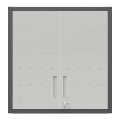 Streamdale Furniture Streamdale Metal Wall-mounted Locking Tool Cabinet With Shelf For Garage And Office