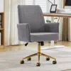 Streamdale Furniture Streamdale Mid-back Striped Ergonomic Office Chair - Gray