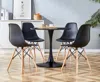 Streamdale Furniture Streamdale Mid-century 5-piece Dining Set With Black Table