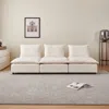 Streamdale Furniture Streamdale Mid-century Modern 3-seater Sofa Couch For Living Room - Modular Sectional Armless Sofa