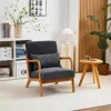 Streamdale Furniture Streamdale Mid-century Modern Accent Chair - Dark Grey