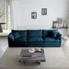 Streamdale Furniture Streamdale Mid-century Modern Couch 3-seater Sofa With 2 Armrest Pillows And 3 Toss Pillows