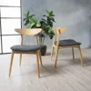 Streamdale Furniture Streamdale Mid-century Modern Dining Chair With Cushioned Seat (set Of 2)