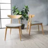 Streamdale Furniture Streamdale Mid-century Modern Dining Chairs With Cushioned Seats