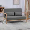 Streamdale Furniture Streamdale Mid-century Modern Leisure Sofa With Armrests