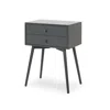Streamdale Furniture Streamdale Mid-century Modern Side Table With Drawers For Sophisticated Living