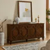 Streamdale Furniture Streamdale Mid Century Modern Sideboard Buffet Cabinet - Walnut