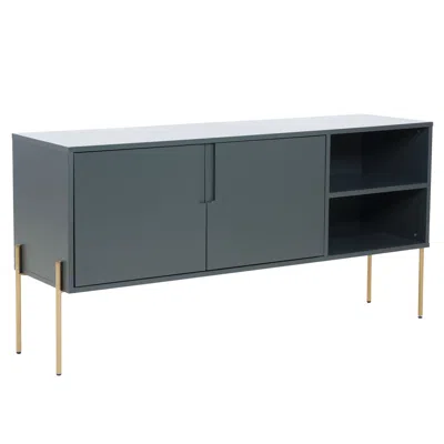 Streamdale Furniture Streamdale Mid Century Modern Sideboard Buffet Tv Stand In Gray