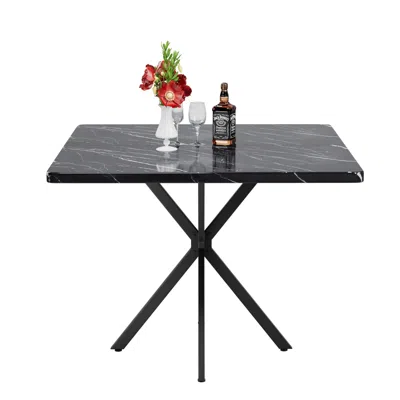 Streamdale Furniture Streamdale Mid-century Modern Square Dining Table
