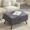 Streamdale Furniture Streamdale Mid-century Modern Storage Bench/coffee Table, Assembled, Living/entry/family Room