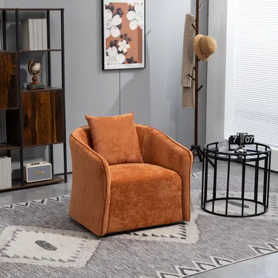 Streamdale Furniture Streamdale Mid-century Modern Swivel Accent Chair With Cushion