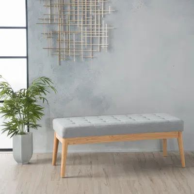 Streamdale Furniture Streamdale Mid-century Modern Tufted Bench With Versatile Charm
