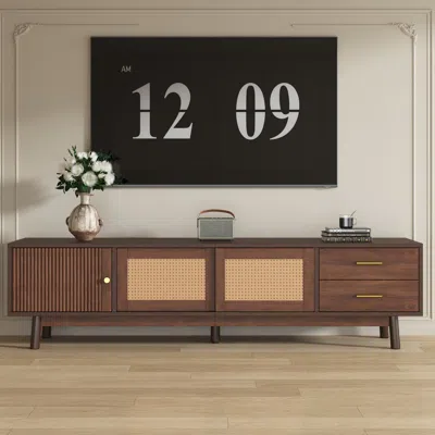 Streamdale Furniture Streamdale Mid Century Modern Tv Stand - 80" Tvs