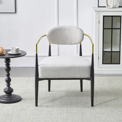 Streamdale Furniture Streamdale Mid-century Modern Upholstered Accent Armchair