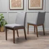 Streamdale Furniture Streamdale Mid-century Modern Upholstered Dining Chair With Rubberwood Frame