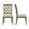 Streamdale Furniture Streamdale Mid-century Modern Upholstered Dining Chairs (set Of 2)