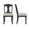 Streamdale Furniture Streamdale Mid-century Modern Upholstered Dining Chairs (set Of 2)