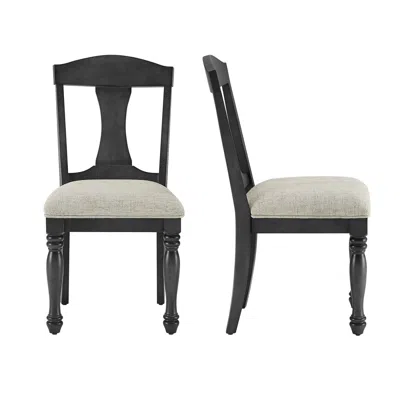 Streamdale Furniture Streamdale Mid-century Modern Upholstered Dining Chairs (set Of 2)