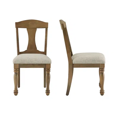 Streamdale Furniture Streamdale Mid-century Modern Upholstered Dining Chairs (set Of 2)