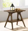 Streamdale Furniture Streamdale Mid-century Modern Wood End Table With Shelf