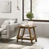 Streamdale Furniture Streamdale Mid-century Modern Wood Shelf End Table