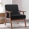 Streamdale Furniture Streamdale Mid-century Oasis Comfy Velvet Chair For Stylish Comfort