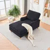 Streamdale Furniture Streamdale Mid-century Oversized Chaise Lounger Sofa