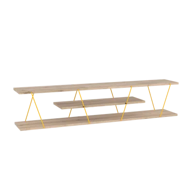 Streamdale Furniture Streamdale Mid-century Tv Stand W/ 4 Shelves