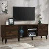 Streamdale Furniture Streamdale Mid-century Tv Stand With Cabinets - Up To 70" Tv