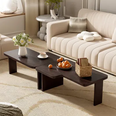 Streamdale Furniture Streamdale Minimalist Coffee Table Set