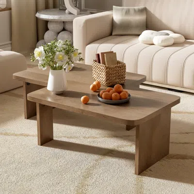 Streamdale Furniture Streamdale Minimalist Coffee Table Set