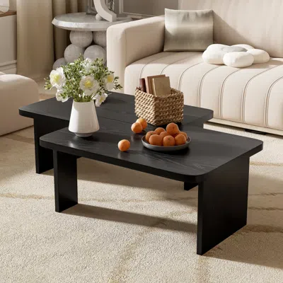 Streamdale Furniture Streamdale Minimalist Coffee Table Set