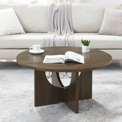 Streamdale Furniture Streamdale Minimalist Solid Wood Nordic Coffee Table