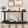 Streamdale Furniture Streamdale Minimalist Veneer Entryway Table