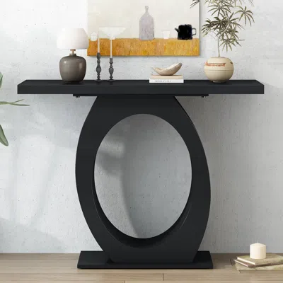 Streamdale Furniture Streamdale Mira Console Table With Egg Base