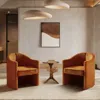 Streamdale Furniture Streamdale Mira Stylish Accent Chair Set (2), Curved Design, Versatile Style