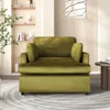 Streamdale Furniture Streamdale Mirod Oversized Accent Chair - Comfortable Armrest Cushions, Versatile Neutral Style, Ele