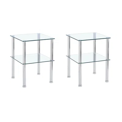 Streamdale Furniture Streamdale Modern 2-tier Side Table Collection