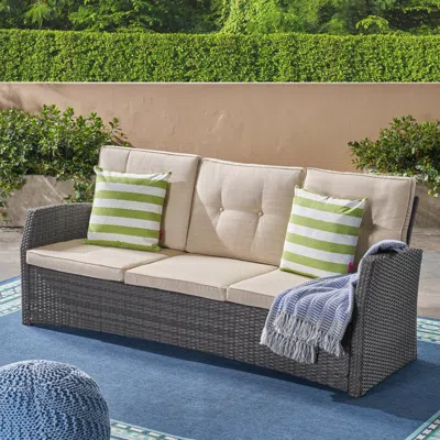Streamdale Furniture Streamdale Modern 3-seater Patio Sofa Stylish