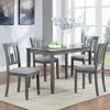 Streamdale Furniture Streamdale Modern 5-piece Dining Set With Upholstered Chairs